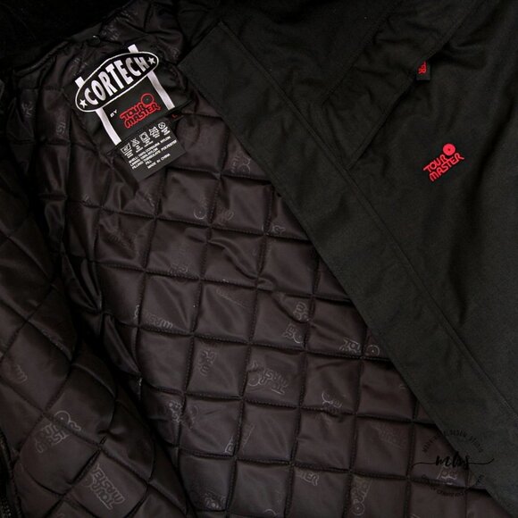 Cortech by TourMaster Waterproof Jacket w/ Zipout Liner Armors & Back Pad - Picture 9 of 13